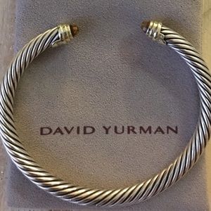 Authentic David Yurman 5mm bracelet medium Citrine